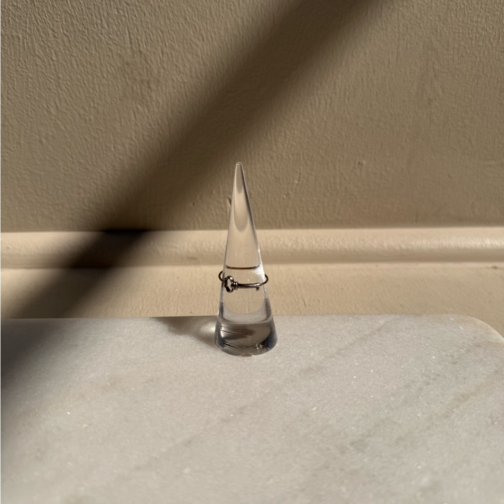 Chic Silver Women's Ring - image 2